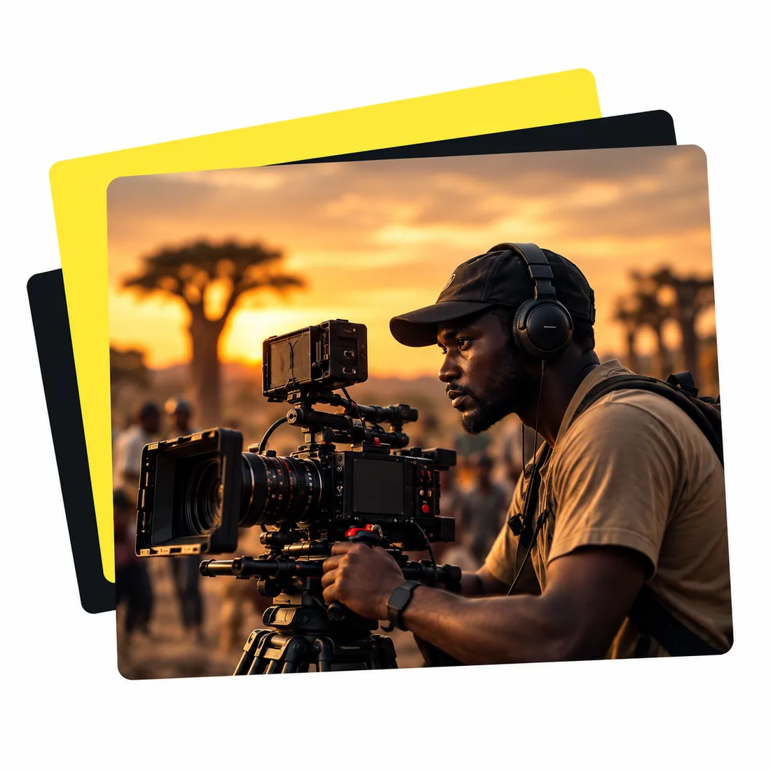 Un réalisateur sur son tournage